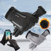 Winter Gloves Thermal Touch Screen Thermal Windproof Warm Black - L V528-9360312204376
