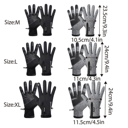 Winter Gloves Thermal Touch Screen Thermal Windproof Warm Grey - M V528-9360312204390