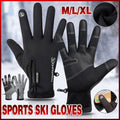 Winter Gloves Thermal Touch Screen Thermal Windproof Warm Grey - L V528-9360312204406