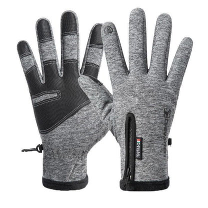 Winter Gloves Thermal Touch Screen Thermal Windproof Warm Grey - L V528-9360312204406