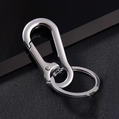 3PCS Zinc Alloy Spring Hook Keychain with Key Rings for Car Keys and Bags V528-9360312205779