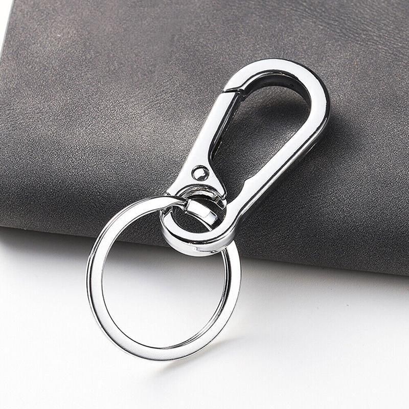 3PCS Zinc Alloy Spring Hook Keychain with Key Rings for Car Keys and Bags V528-9360312205779