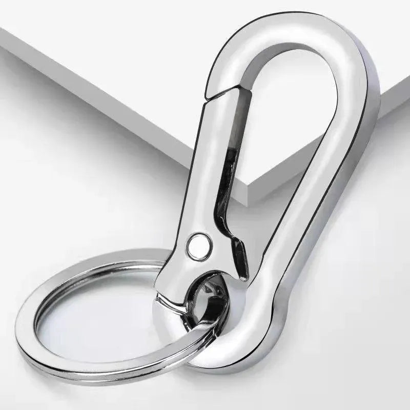 3PCS Zinc Alloy Spring Hook Keychain with Key Rings for Car Keys and Bags V528-9360312205779