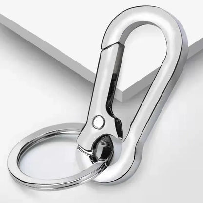 3PCS Zinc Alloy Spring Hook Keychain with Key Rings for Car Keys and Bags V528-9360312205779