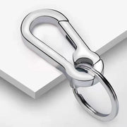 3PCS Zinc Alloy Spring Hook Keychain with Key Rings for Car Keys and Bags V528-9360312205779