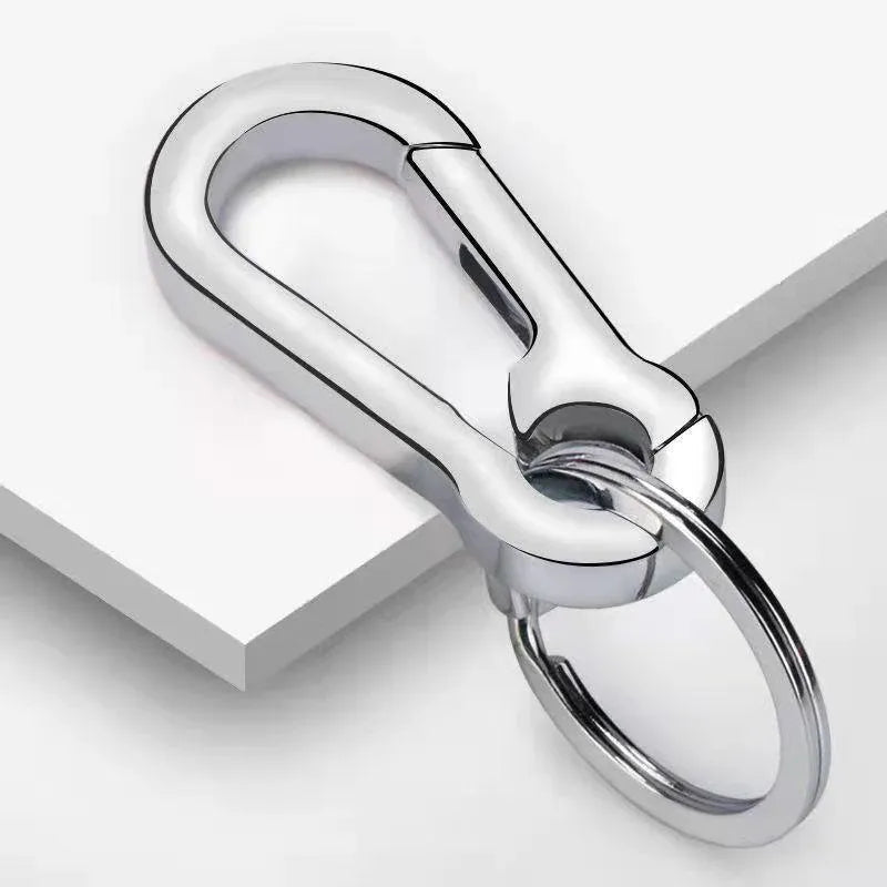 3PCS Zinc Alloy Spring Hook Keychain with Key Rings for Car Keys and Bags V528-9360312205779