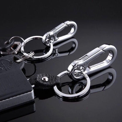 3PCS Zinc Alloy Spring Hook Keychain with Key Rings for Car Keys and Bags V528-9360312205779