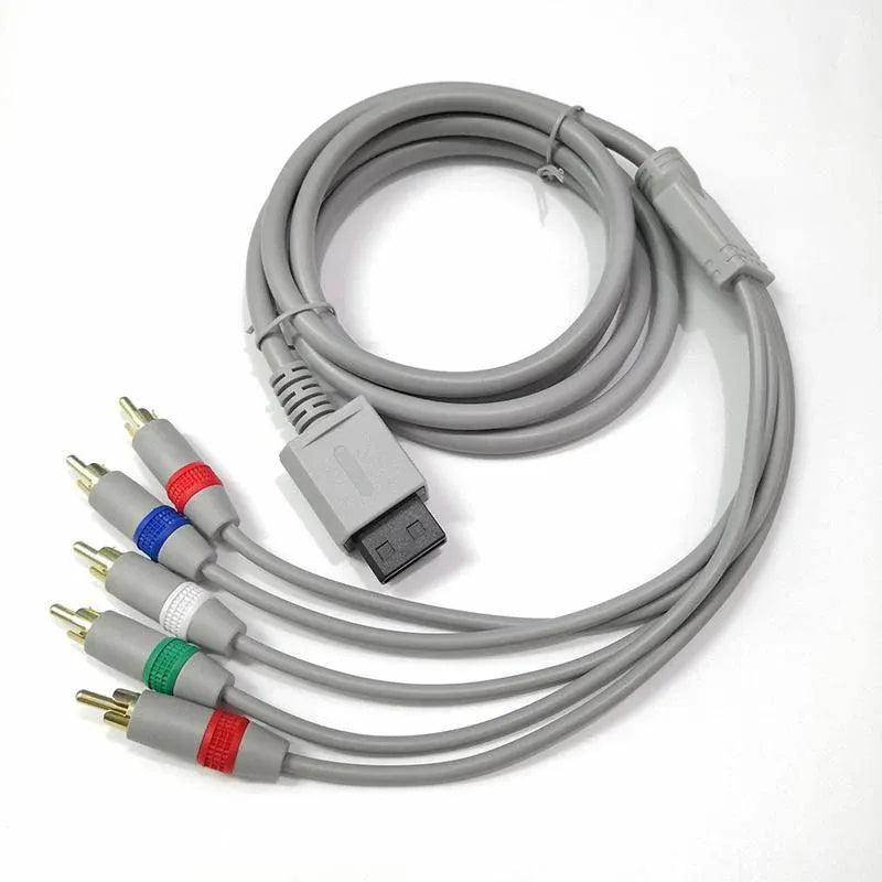 HDTV 5 RCA Component HD TV Audio Video Cable for Nintendo Wii amp WiiU U Console V528-9360312205861