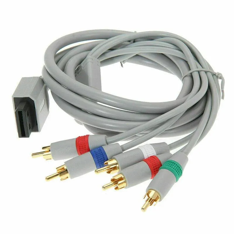 HDTV 5 RCA Component HD TV Audio Video Cable for Nintendo Wii amp WiiU U Console V528-9360312205861