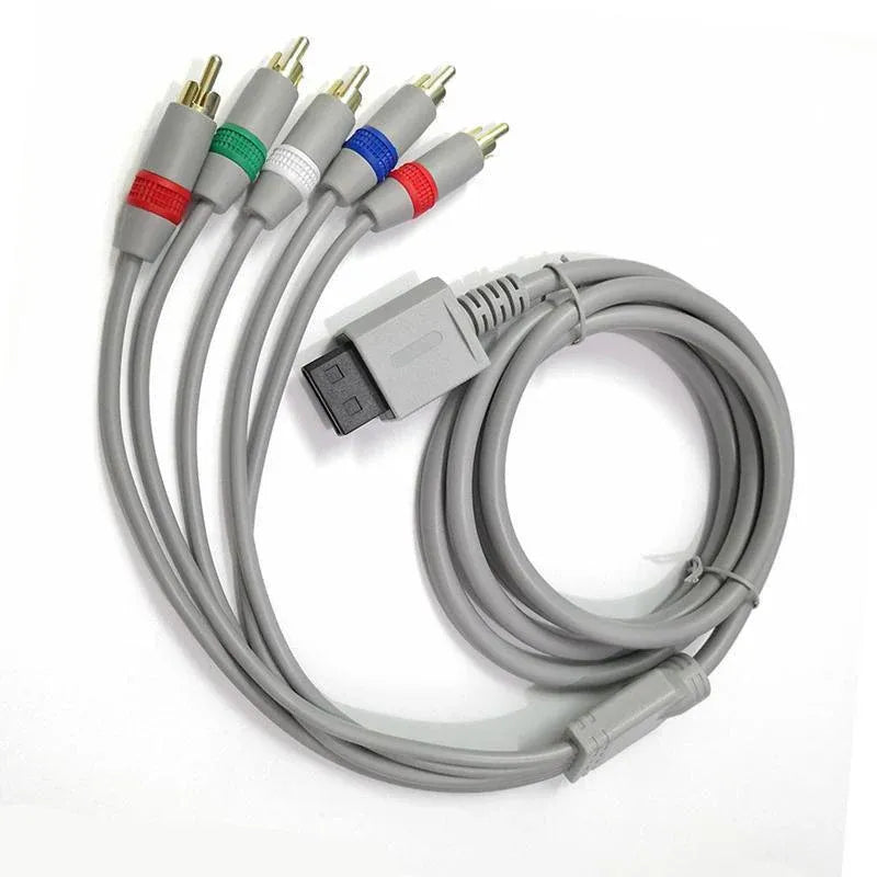 HDTV 5 RCA Component HD TV Audio Video Cable for Nintendo Wii amp WiiU U Console V528-9360312205861