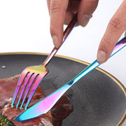 8PCS Portable Stainless Steel Travel Cutlery Set with Case for Camping Picnic Office V528-9360312206059