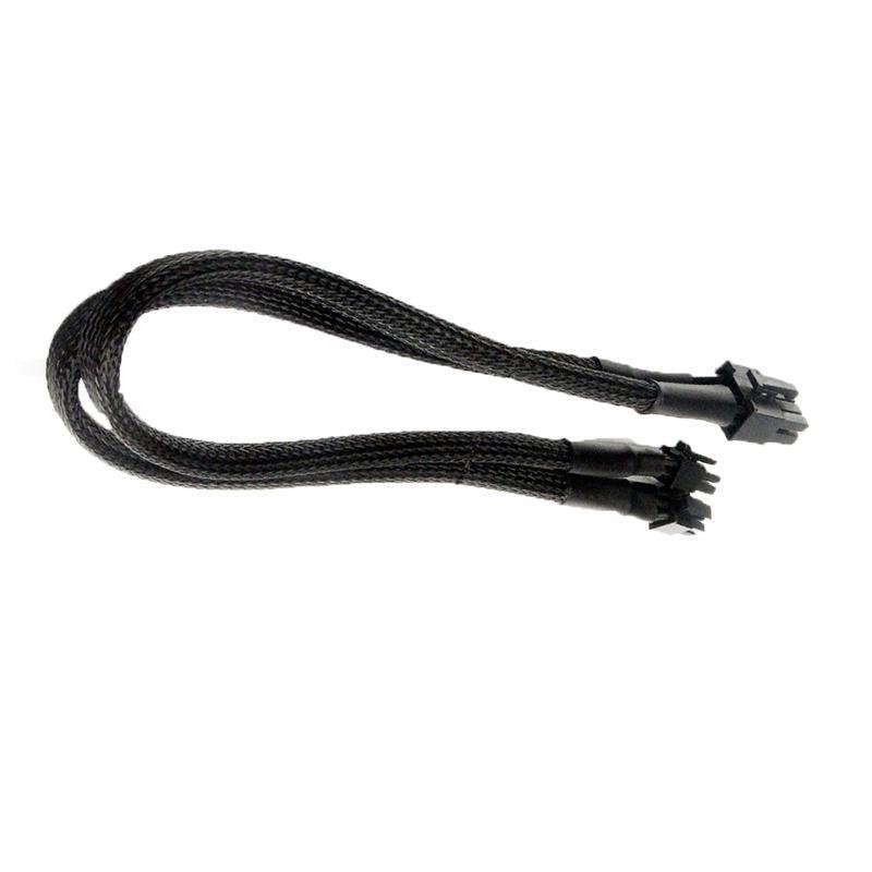 Dual Mini 6 Pin to 8 Pin PCI-E Video Card Power Cable Y Splitter 18AWG Mac Pro V528-9360312206783