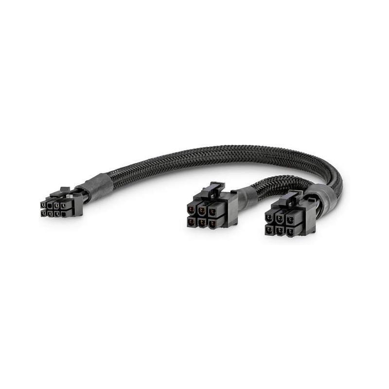 Dual Mini 6 Pin to 8 Pin PCI-E Video Card Power Cable Y Splitter 18AWG Mac Pro V528-9360312206783
