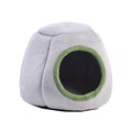 Soft Small Animal Guinea Pig Cozy Warm Pet Tent Hamster House Hideout Cave Bed - Grey-Stump V528-9360312206929