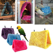 Pet Bird Parrot Parakeet Budgie Warm Hammock Cage Hut Tent Bed Hanging Cave - Purple V528-9360312206936