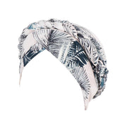 Women Floral Turban Head Wrap Cap Comfortable Chemo Headscarf Headwear - Beige zebra print V528-9360312214535