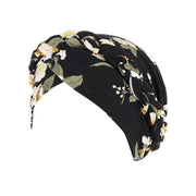Women Floral Turban Head Wrap Cap Comfortable Chemo Headscarf Headwear - Beige zebra print V528-9360312214535