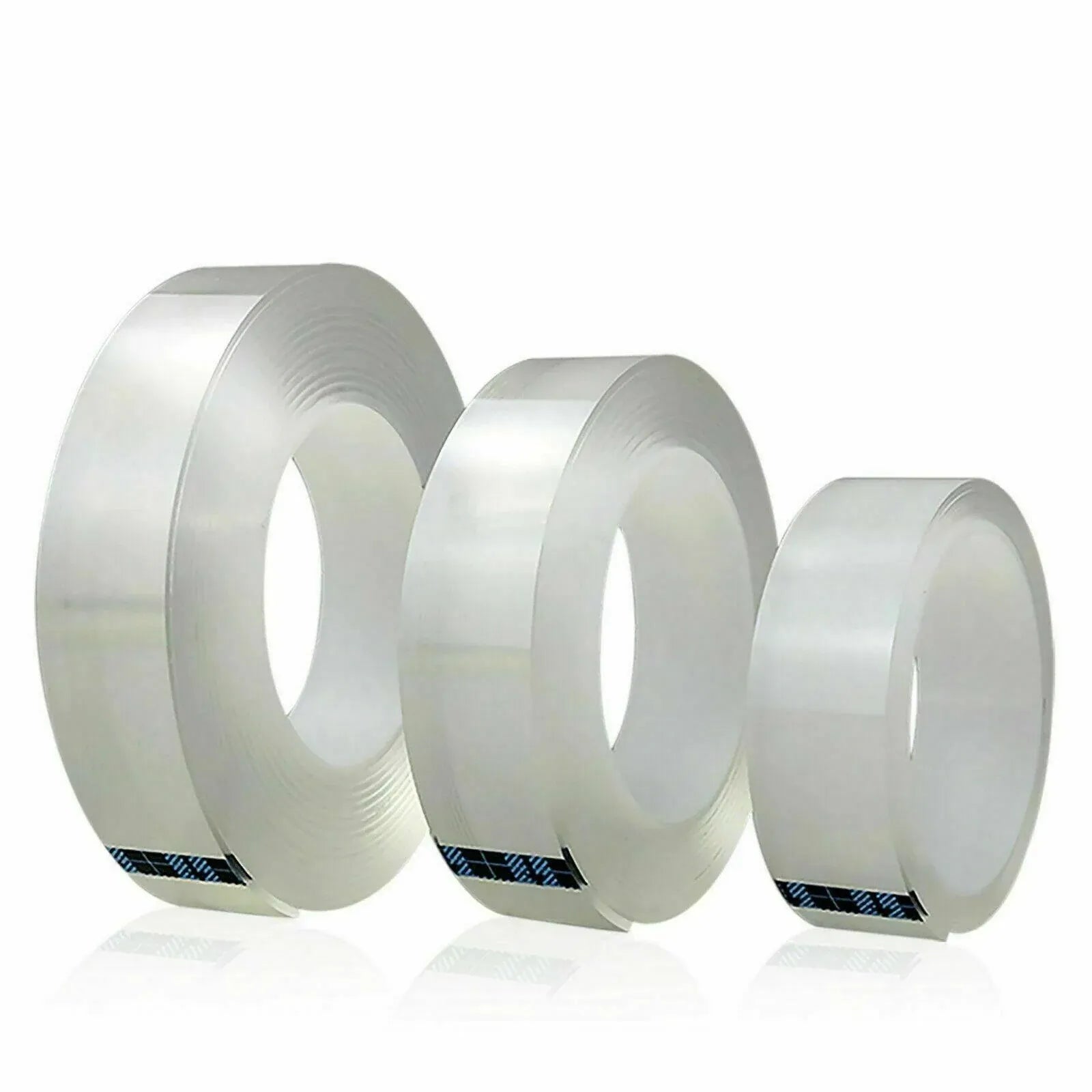 Double Sided Nano Tape Transparent Reusable Adhesive Gel Grip for Home Office - 2cm*5m*2mm (1 Unit) V528-96570
