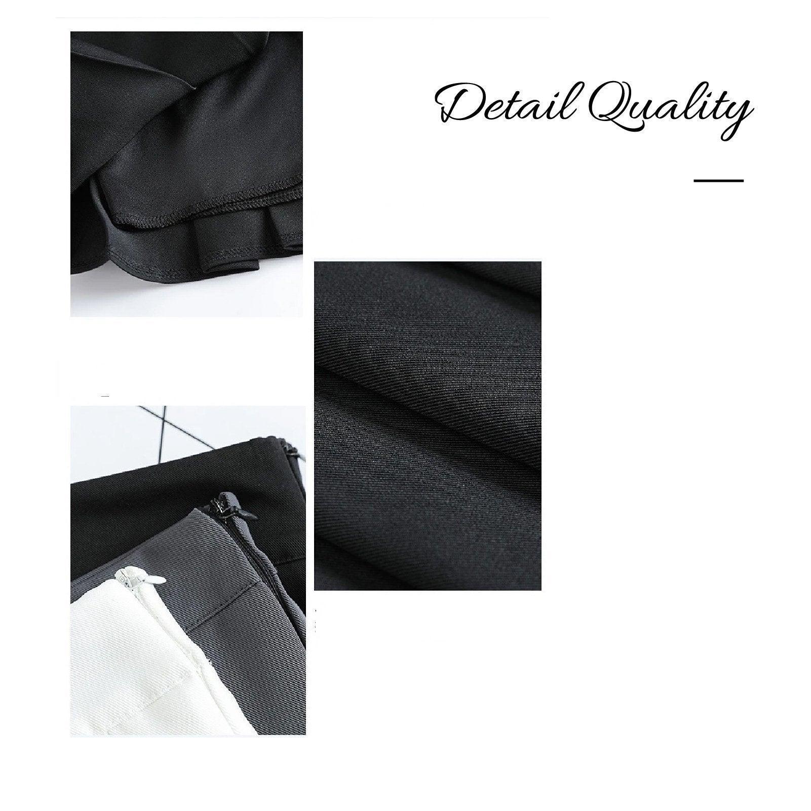 Grey Women High Waist Pleated Tennis Skirt Summer Slimming - S V528-A-LINE-SKIRT-GREY-S-403355