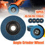 10pcs Flap Disc 40/60/80/120 Grit Angle Grinder Wheel Set Durable Sanding Tool - 40 Grit V528-ABRASIVE-DISC-40M-10PCS-626685