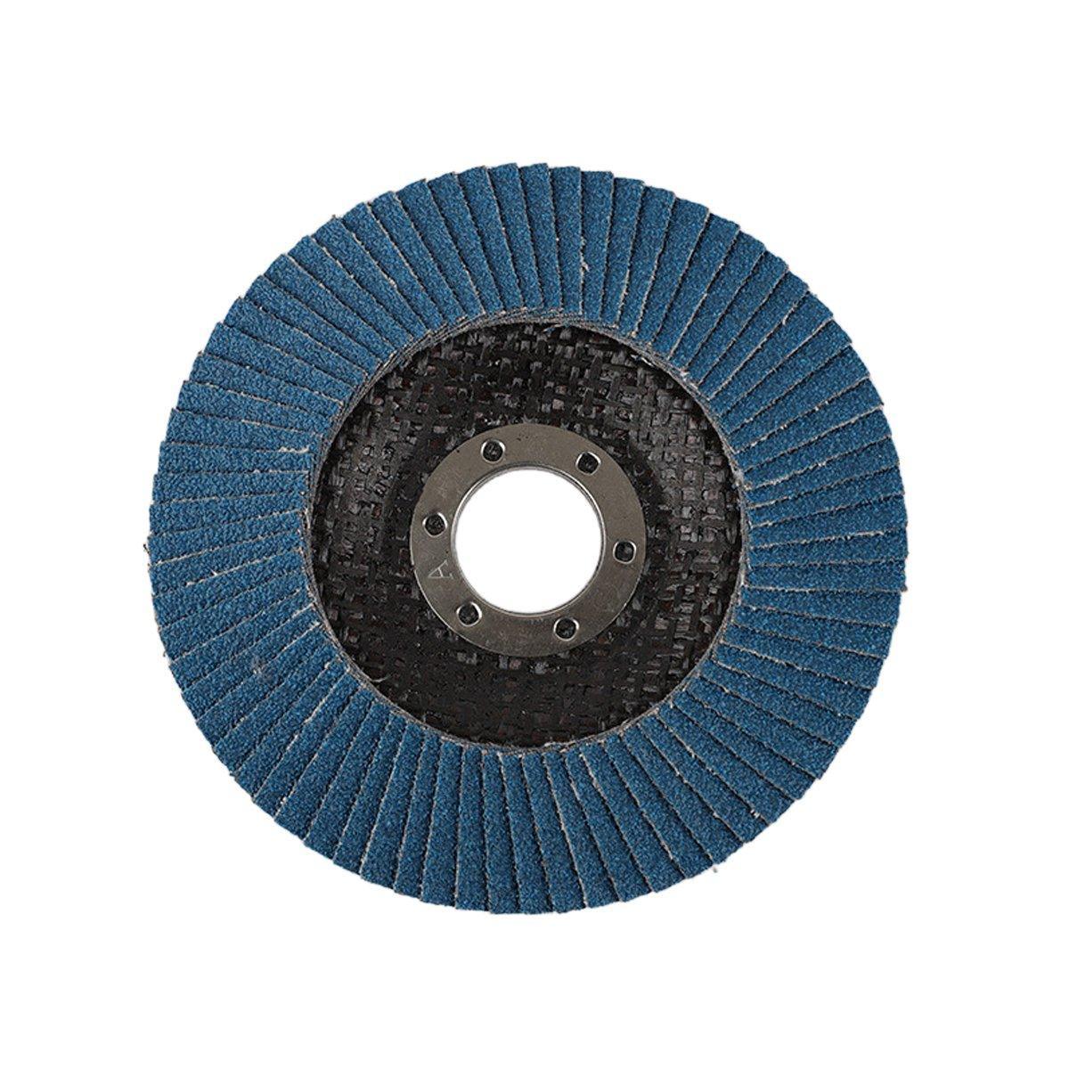 10pcs Flap Disc 40/60/80/120 Grit Angle Grinder Wheel Set Durable Sanding Tool - 40 Grit V528-ABRASIVE-DISC-40M-10PCS-626685
