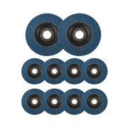 10pcs Flap Disc 40/60/80/120 Grit Angle Grinder Wheel Set Durable Sanding Tool - 40 Grit V528-ABRASIVE-DISC-40M-10PCS-626685