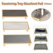 Countertop Absorbent Drainage Mat Sink Splash Pad Bathroom Tray Water Catcher - Dark Grey V528-ABSORBENT-DARK-GREY-460733