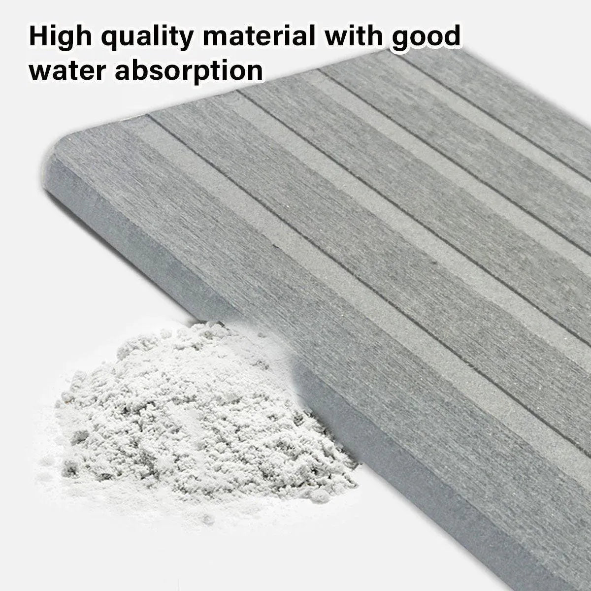 Countertop Absorbent Drainage Mat Sink Splash Pad Bathroom Tray Water Catcher - White V528-ABSORBENT-WHITE-429553
