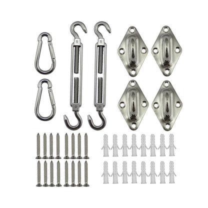 8pcs Hardware Sail Accessory Shade Canopy Fittings Sun Fixing Steel Stainless V528-ACCESSORIES-304-547906