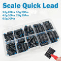 100pcs Graduated Soft Core Fishing Lead Sinkers Quick Drop Weights Tackle Set V528-ADJUSTABLE-FISHING-WEIGHT-100-706325