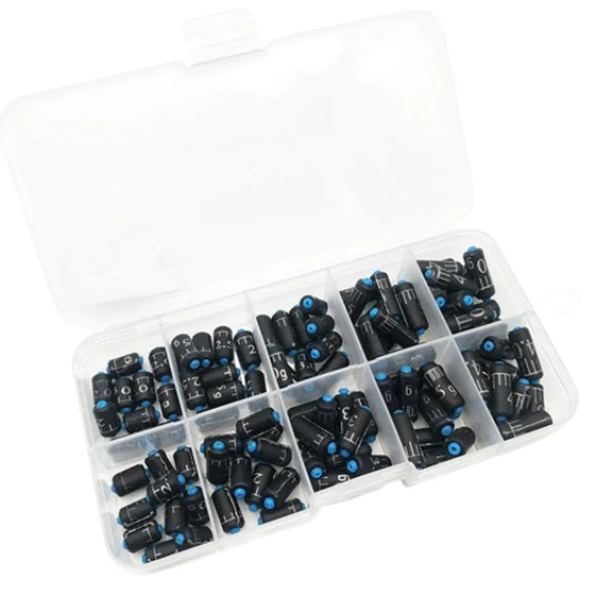 100pcs Graduated Soft Core Fishing Lead Sinkers Quick Drop Weights Tackle Set V528-ADJUSTABLE-FISHING-WEIGHT-100-706325
