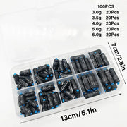 100pcs Graduated Soft Core Fishing Lead Sinkers Quick Drop Weights Tackle Set V528-ADJUSTABLE-FISHING-WEIGHT-100-706325