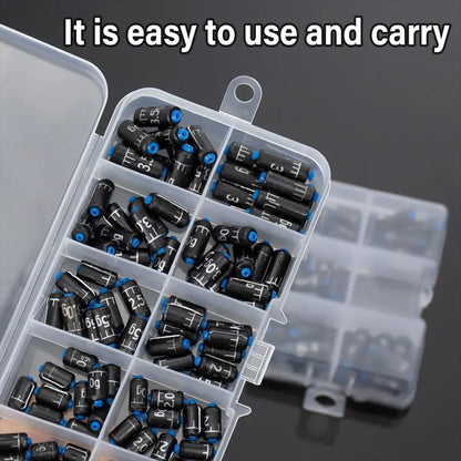 100pcs Graduated Soft Core Fishing Lead Sinkers Quick Drop Weights Tackle Set V528-ADJUSTABLE-FISHING-WEIGHT-100-706325