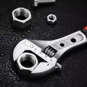 8inch 10inch 12inch Durable Chrome Vanadium Steel Rubberized Grip Adjustable Wrench - 10inch
