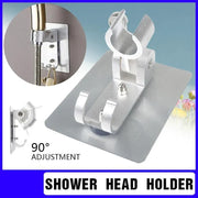 Adjustable Bracket Suction Shower Head Handset Holder Bathroom Wall Mount +Hooks V528-ADJUSTABLEBRACKET-367577