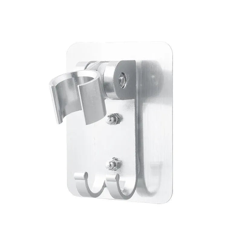 Adjustable Bracket Suction Shower Head Handset Holder Bathroom Wall Mount +Hooks V528-ADJUSTABLEBRACKET-367577