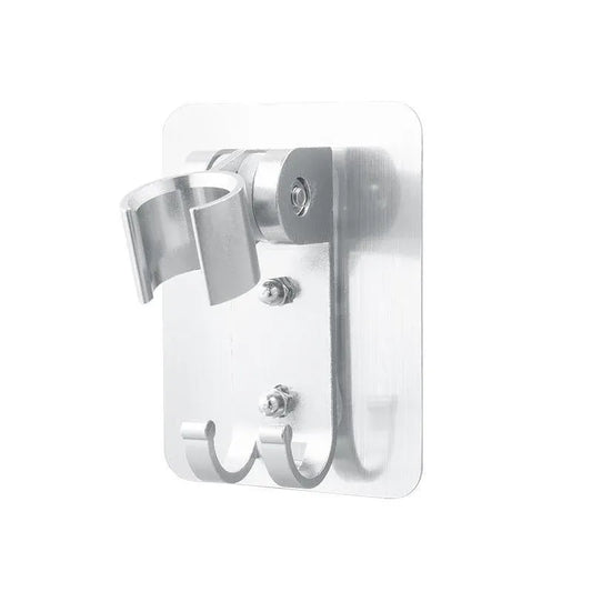Adjustable Bracket Suction Shower Head Handset Holder Bathroom Wall Mount +Hooks V528-ADJUSTABLEBRACKET-367577