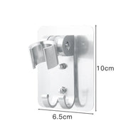 Adjustable Bracket Suction Shower Head Handset Holder Bathroom Wall Mount +Hooks V528-ADJUSTABLEBRACKET-367577
