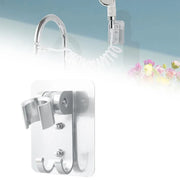 Adjustable Bracket Suction Shower Head Handset Holder Bathroom Wall Mount +Hooks V528-ADJUSTABLEBRACKET-367577