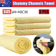 3X Large Size Shammy Chamois Towel Pvs For Car Home Office Pet Garden Restaurant V528-AHAMMYCHAMOISTOWEL-3PCS-125763