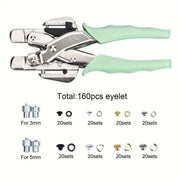 Air Eye Pliers Multi Function Variable Punching Pliers for Leather Craft DIY Use V528-AIR-FORCEPS-875089
