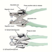 Air Eye Pliers Multi Function Variable Punching Pliers for Leather Craft DIY Use V528-AIR-FORCEPS-875089