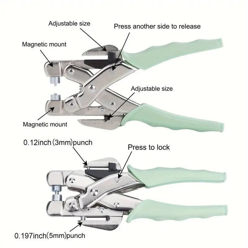 Air Eye Pliers Multi Function Variable Punching Pliers for Leather Craft DIY Use V528-AIR-FORCEPS-875089