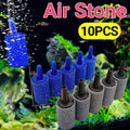10Pcs Air Stone Aerator Diffusers for Aquarium Oxygen Bubbles - Black V528-AIRSTONE-BLACK-10PCS-89998
