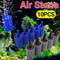 10Pcs Air Stone Aerator Diffusers for Aquarium Oxygen Bubbles - Black V528-AIRSTONE-BLACK-10PCS-89998