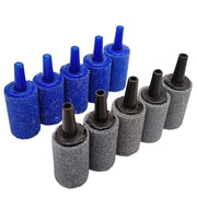 10Pcs Air Stone Aerator Diffusers for Aquarium Oxygen Bubbles - Black V528-AIRSTONE-BLACK-10PCS-89998