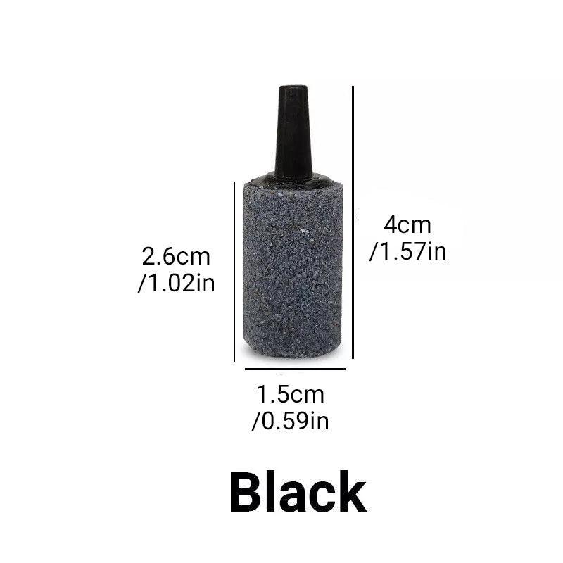 10Pcs Air Stone Aerator Diffusers for Aquarium Oxygen Bubbles - Black V528-AIRSTONE-BLACK-10PCS-89998
