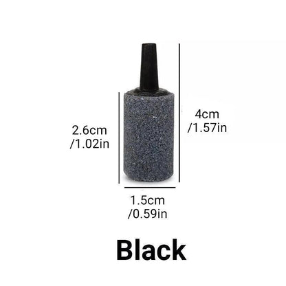 10Pcs Air Stone Aerator Diffusers for Aquarium Oxygen Bubbles - Black V528-AIRSTONE-BLACK-10PCS-89998