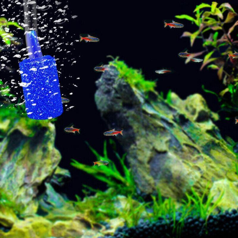 10Pcs Air Stone Aerator Diffusers for Aquarium Oxygen Bubbles - Black V528-AIRSTONE-BLACK-10PCS-89998