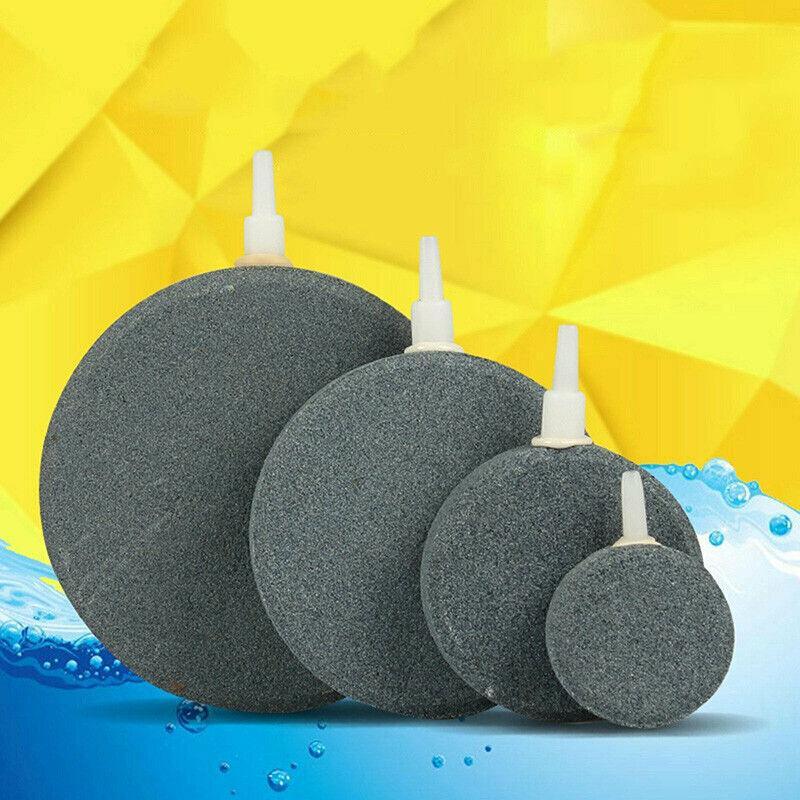 Round Air Stone Disk Bubble Diffuser Airstone Hydroponics Aquarium Fish Tank - 4cm V528-AIRSTONEDISK-DIAMETER4CM-524103